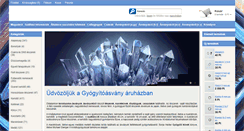 Desktop Screenshot of gyogyitoasvany.hu